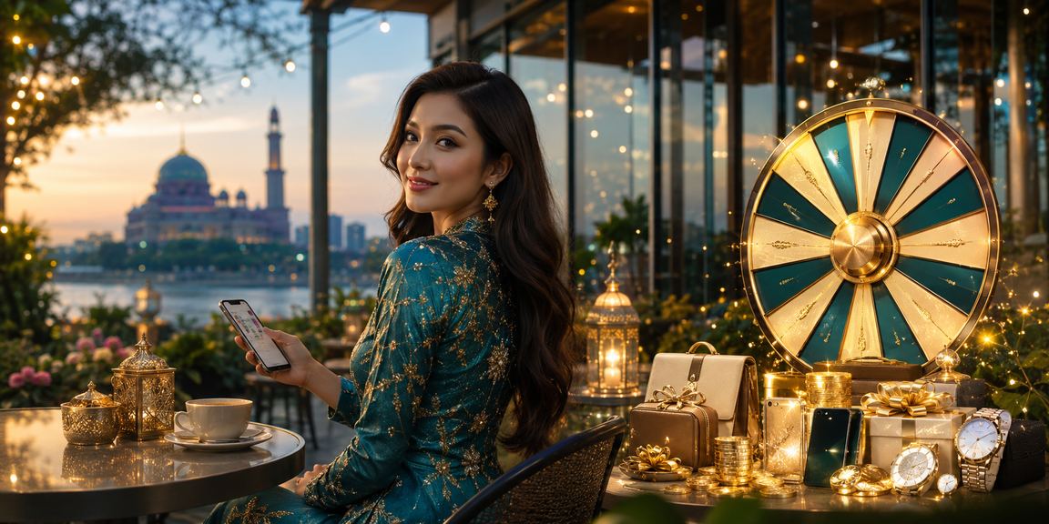 Suasana permainan kad meja di Putrajaya sempena Hari Raya bersama platform 39b