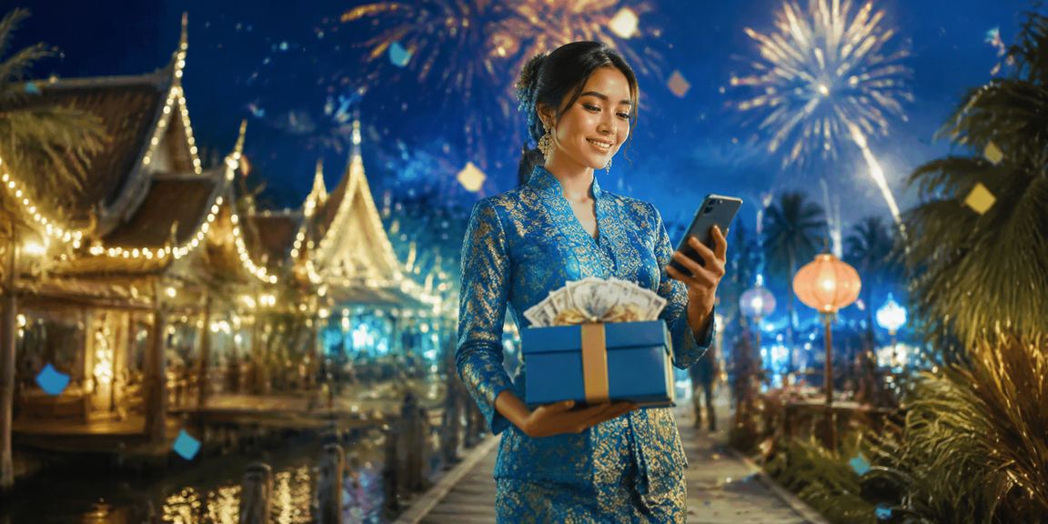 Pengguna Sarawak berbaju kurung mengakses kasino mudah alih 39b dengan program VIP